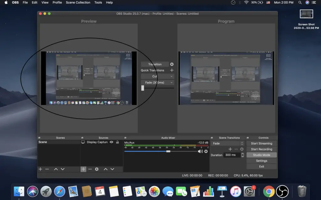 OBS Mac os.